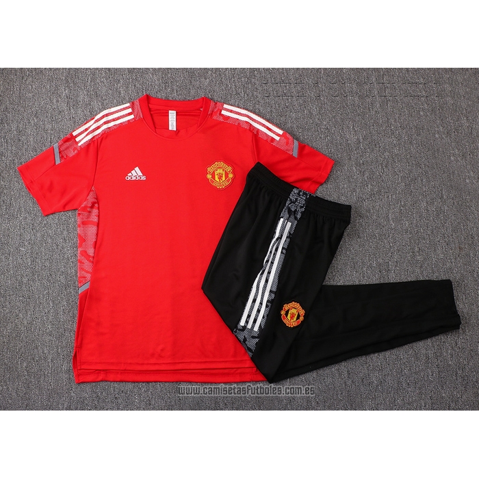 Chandal del Manchester United Manga Corta 2021-2022 Rojo